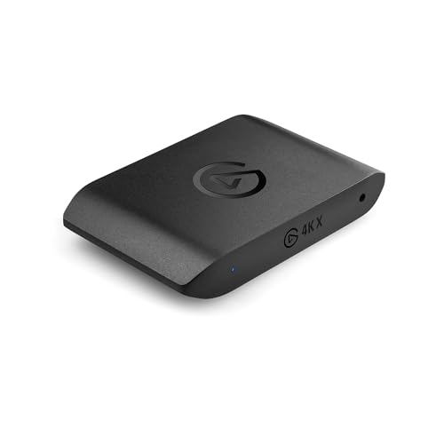 Elgato 4K X - Capturez en 4K144 avec une latence ultra-basse sur PS5|Pro, Xbox Series X|S, Nintendo Switch 2, OBS et plus encore, HDMI 2.1, VRR, HDR10, USB 3.2, pour le streaming, PC|Mac|iPad