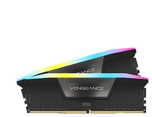 CORSAIR Vengeance RGB DDR5 32Go (2 x 16Go) Jusqu'à 6000MHz Intel RAM