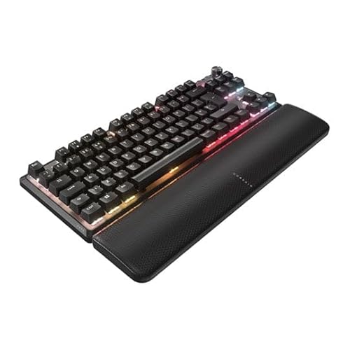 Corsair K70 Pro TKL RGB Clavier Gaming Filaire Magnétique-Mécanique - Commutateurs Réglables MGX Hyperdrive Pré-Lubrifiés - Mode Déclenchement Rapide - 8000Hz Hyper-Polling - QWERTY UK - Noir