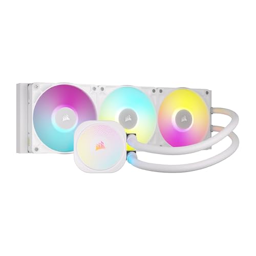 Corsair Icue Link Titan 360 Rx Rgb - Sistema Di Raffreddamento A Liquido Del Processore - Dimensioni Del Dissipatore 360 Mm - (per Am4, Lga1700, am