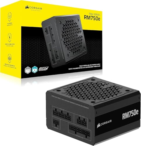 Corsair Rm750e Alimentatore Per Computer 750 W 24-Pin Atx Atx Nero (corsair 750w Gold Fully Modular Rm750e)