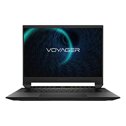 Corsair Voyager a1600 Ordinateur Portable Gaming (AMD Ryzen R9 6900HS, AMD Radeon RX 6800M, DDR5 32 Go, Écran IPS 16 Pouces 2560 x 1600 240 Hz, Switchs Cherry MX Ultra Low Profile, Windows 11) Noir