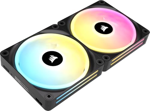 Refroidissement PC - CORSAIR - CO-9051004-WW - Kit de demarrage ventilateurs PWM 140 mm iCUE LINK QX140 RGB