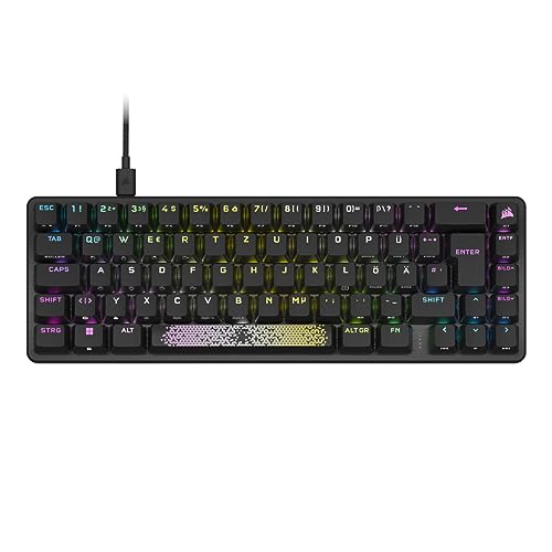 Corsair K65 Pro Mini Gaming Tastatur - 65 Optisch-mechanische Gaming-Tastatur RGB-LED-Hintergrundbeleuchtung, Corsair