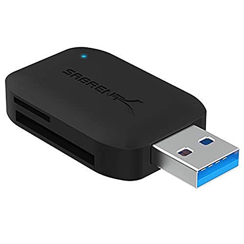 Sabrent Lecteur de Cartes Micro SD et SD USB 3.0 (CR-BYMS)