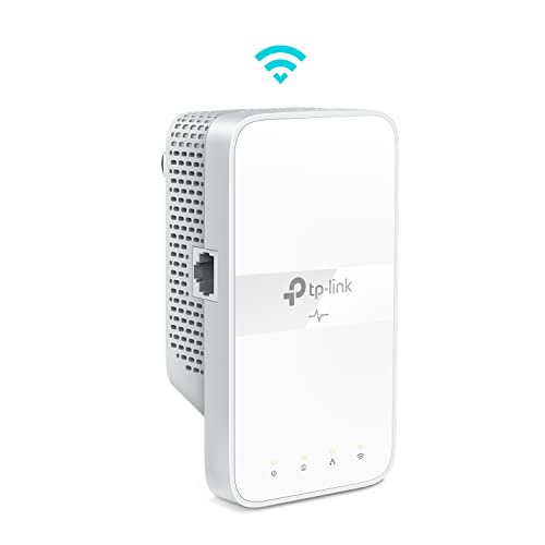 TP-Link Powerline Wi-Fi Extender (TL-WPA7617) - AV1000 Powerline Ethernet Adapter with AC1200 Dual Band Wi-Fi, Gigabit Port, Passthrough, OneMesh, Ethernet Over Power, Plug Play, Add-on Unit