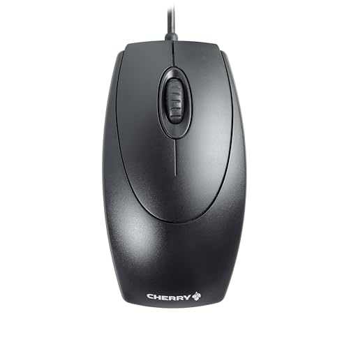 Cherry M-5450 Souris filaire USB Noir Utilisation de bureau Plug and Play Souris pour gaucher et droitier