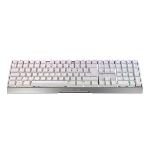 CHERRY XTRFY MX 3.0S Clavier de jeu mécanique sans fil | Nouveaux commutateurs MX2A (blanc, MX2A bleu)