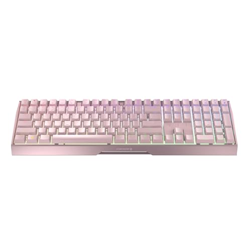 CHERRY XTRFY MX 3.0S Clavier de jeu mécanique sans fil | Nouveaux commutateurs MX2A (rose, MX2A rouge)