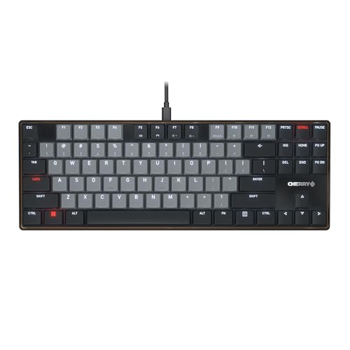 Cherry KC 500 MX LP TKL Clavier mécanique à profil bas | Design compact | Éclairage blanc | Touches PBT | Nouveaux commutateurs MX LP 2.0