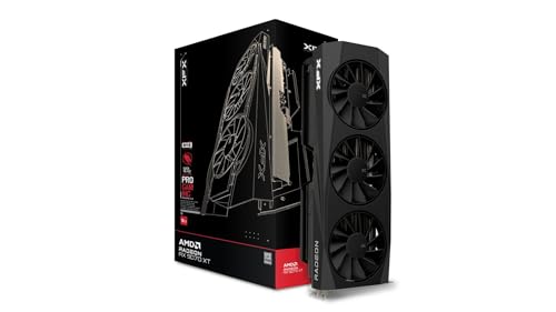 XFX Carte Graphique Quicksilver AMD Radeon RX 9070XT Gaming Edition avec 16 Go de GDDR6 HDMI 3xDP, AMD RDNA™ 4 (RX-97TQICKBA)