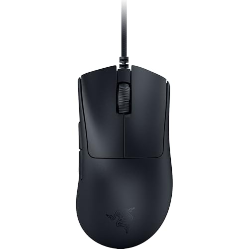 DeathAdder V3 Souris de gaming filaire ultra légère 59 g Capteur optique Focus Pro 30 K Commutateurs optiques rapides Gen-3 Hyperpolling 8 K Hz 6 boutons programmables Ergonomique Câble Speedflex Noir