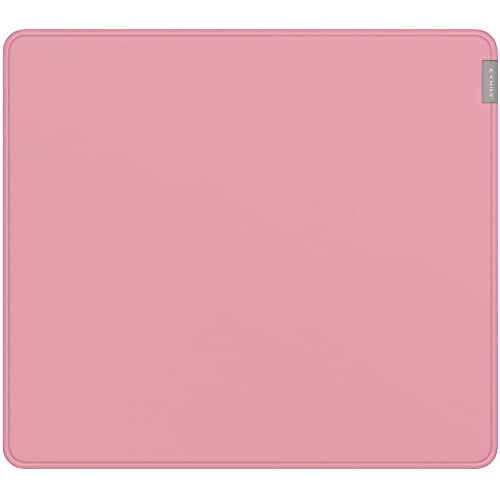 Razer Tapis de Souris Hybride Strider avec Une Base Douce et Une Glisse Lisse Surface Ferme – Antidérapant – Roulée et Portable – Bords Cousus Anti-effilochage – Résistant à l'eau, L - Rose Quartz