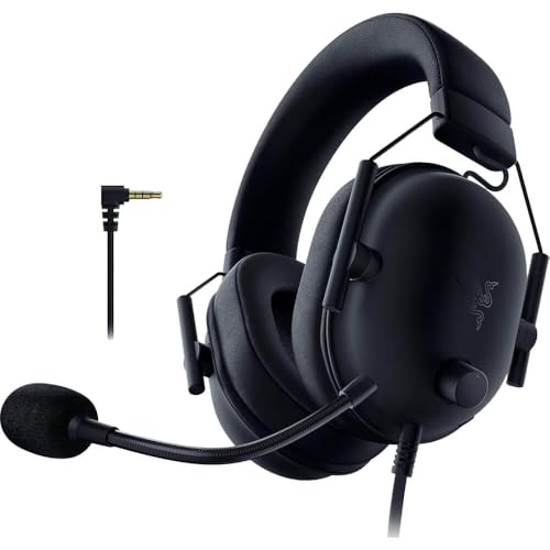 Razer BlackShark V2 X Xbox Gaming Headset 50mm Drivers - Cardioid Mic - Lightweight - Comfortable, Noise Isolating Earcups - for Xbox Series X, Series S, PS5, PC, Switch Via 3.5mm Audio Jack - Black