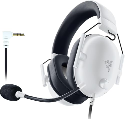 Razer BlackShark V2 X Casque de Jeu PlayStation Pilotes de 50 mm – Micro cardioïde – Léger – Confortables – Écouteurs à Isolation Acoustique – pour PS5, Xbox Series X, PC, commutateur Via Prise