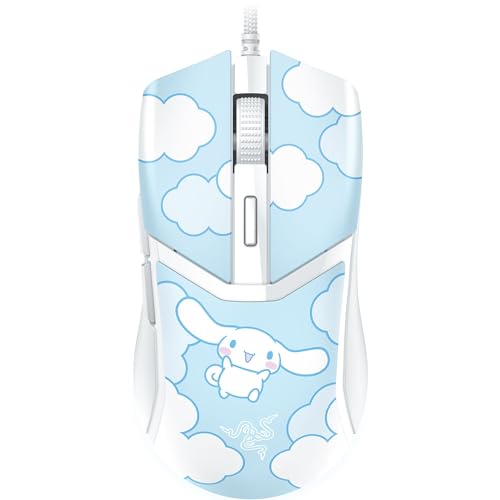 Razer Cobra Souris de jeu filaire légère 58 g – Commutateurs optiques Gen-3 – Éclairage RVB chroma – Capteur optique 8500 DPI – Pieds de souris 100 PTFE – Câble Speedflex – Édition Cinnamoroll