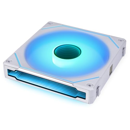 Lian Li Uni Fan SL-INF 140 RGB Infinity Mirror Ventilateur ARGB 140 mm Blanc