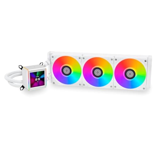 Lian Li Galahad II LCD 360 ARGB AIO Refroidisseur de processeur liquide Blanc