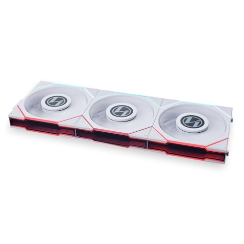 Lian Li UNI Fan TL LCD 120 Lot de 3 ventilateurs blancs (contrôleur de ventilateur inclus) 12TLLCD3W