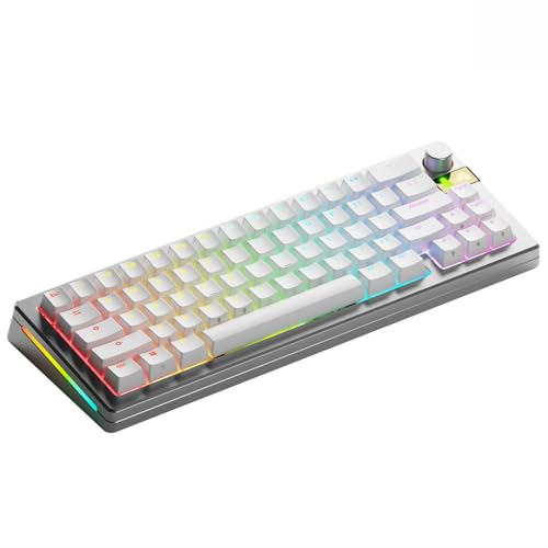 Glorious Gaming GMMK 3 PRO HE clavier gaming sans fil réactif, effet Hall, corps alu, taux de polling 8K, switches MX et HE (hot swap), activation ajustable, compact 65 , américaine QWERTY - Argenté