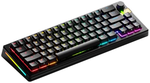 GLORIOUS Gaming GMMK 3 Pro HE Clavier Gaming sans Fil réactif, Effet Hall, Corps alu, taux de Polling 8K, switches MX et HE (Hot Swap), Activation Ajustable, Compact 65 , américaine QWERTY - Noir