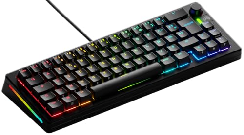 GLORIOUS Gaming GMMK 3 Clavier Gaming mécanique personnalisé, Compact 65 , Joints modulaires, doubleshot PBT, Plaque de Commutation alu, switches 3-5 Broches (Hot Swap), française AZERTY