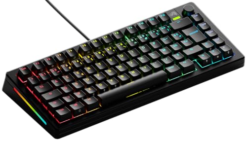 GLORIOUS Gaming GMMK 3 Clavier Gaming mécanique TKL 75 , Joints modulaires, doubleshot PBT, Plaque de Commutation alu, switches 3-5 Broches (Hot Swap), française AZERTY - Disposition - USB-C Wired