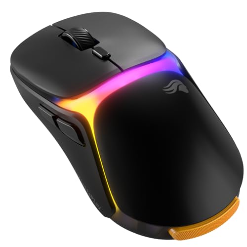 GLORIOUS Gaming - Souris Gaming sans Fil Modèle O3 Batterie échangeable InfinitePlay, Taux de Rapport 8 kHz, Switch optiques 130M de clics, Ultralégère 66 g, Capteur Optique 30k DPI, RGB - Noire
