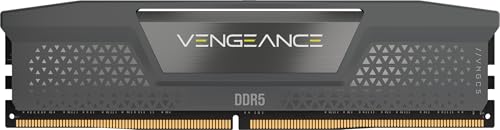 CORSAIR Vengeance DDR5 RAM 16Go (1x16Go) Jusqu'à 6000MHz CL36-44-44-96 1.35V AMD Expo Intel XMP 3.0 Mémoire pour Ordinateur de Bureau – Gris (CMK16GX5M1E6000Z36)