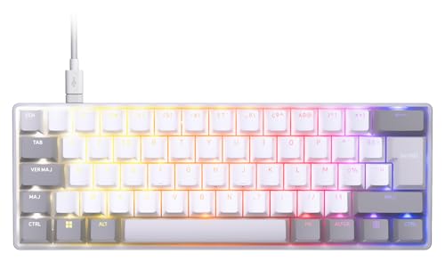 Corsair Clipper Pro Mini 60 Clavier Gaming FPS à Effet Hall – Blanc