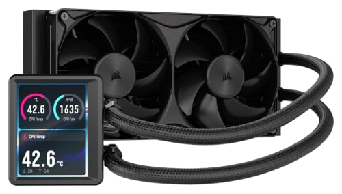CORSAIR NAUTILUS II 240 RS LCD Refroidisseur liquide pour processeur, Noir