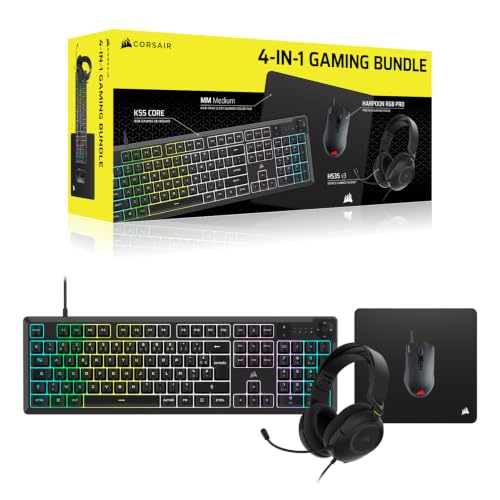 Corsair 4-en-1 Pack Gaming (2026) – Noir