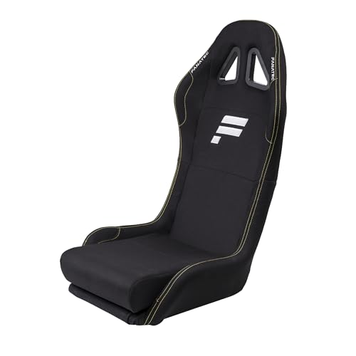 FANATEC CSL Siège baquet Cockpit pour le Sim Racing – Léger et Durable, Conçu pour le CSL Cockpit, Rembourrage en Mousse de Soutien Refroidissement Passif, Confort longue durée - Noir