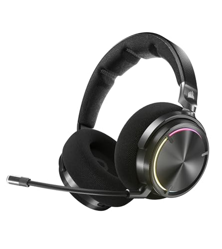 Corsair Virtuoso Max Wireless pour Xbox Casque de Jeu avec Bluetooth – Dolby Atmos, L'annulation Active, Microphone Qualité Radiodiffusion, pour Xbox, PC, Mac – Carbone