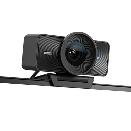 Elgato Facecam 4K – Webcam Studio 4K60, Contrôle de Type DSLR, Effets cinématographiques, Filtres d’Objectif 49 mm, HDR, Vidéo Non compressée, Zone de Mise au Point optimisée | USB-C pour PC et Mac