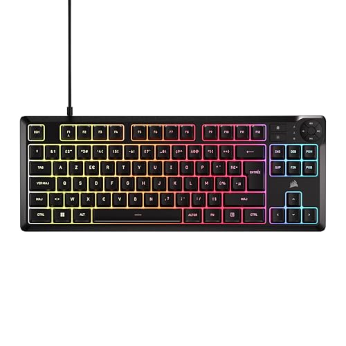 Corsair K55 Core TKL Clavier Gaming RGB (AZERTY FR) – Noir