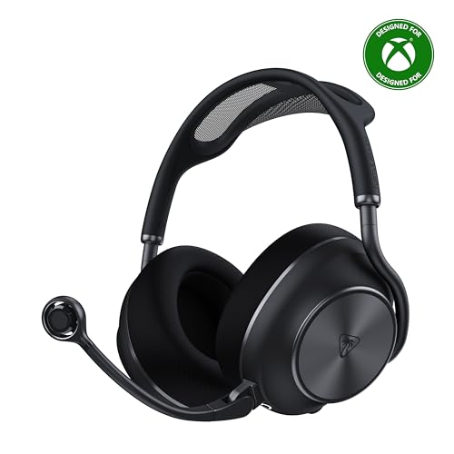 Turtle Beach Stealth Pro II Noir Casque Gaming sans Fil pour Xbox Series X S, PS5 et PC avec Audio sans Fil Hi-Res certifié, Son Spatial Dolby Atmos, Isolation Acoustique Active et CrossPlay 2.0