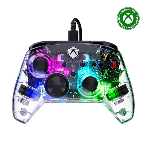 Turtle Beach Afterglow transparente manette de jeu RVB filaire pour Xbox
