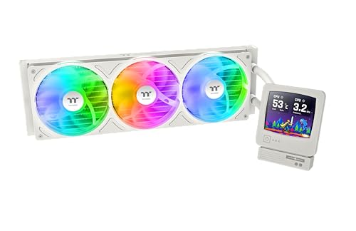 Thermaltake Retro 360 Ultra ARGB CPU Liquid Cooler ~ Beige
