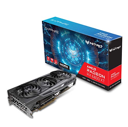 Sapphire Nitro 11304-02-20G Carte Graphique AMD Radeon RX 6800 XT PCIe 4.0 avec GDDR6 16 Go