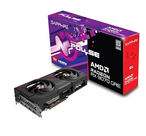 Sapphire 11354-01-20G Pulse AMD Radeon™ RX 9070 GRE Gaming OC Carte Graphique avec GDDR6 12 Go, AMD RDNA 4