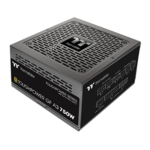 Thermaltake Toughpower GF A3 Connecteurs True 300 W 12 VHPWR sur PSU et NVIDIA RTX 40 Series, ATX 3.0 PCI-E 5.0, 80 Gold, SLI Crossfire, PS-TPD-0750FNFAGU-L