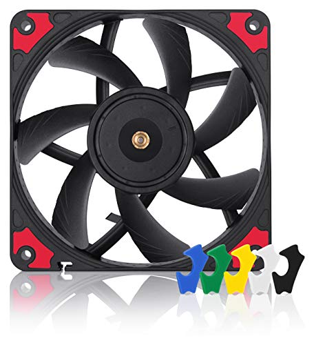 Noctua NF-A12x15 PWM chromax.black.swap Ventilateur de boîtier PC Noir (l x H x P) 120 x 120 x 15 mm