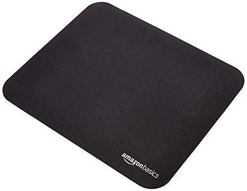 Amazon Basics Rectangulaire Tapis de Souris Gaming,Standard, Noir