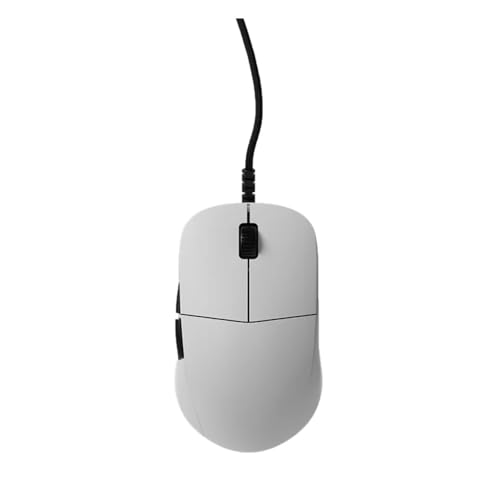 End Game Gear XM2 Souris de jeu filaire 8k v2, légère, 51,5 g, pour droitier, capteur optique PixArt PAW3950 U, 30 K dpi, taux d'interrogation de 8 kHz, blanc