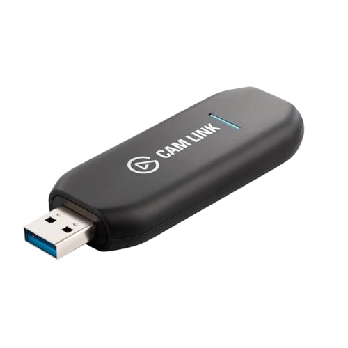 Elgato Cam Link 4K – carte d’acquisition externe pour caméra, streaming et enregistrement sur reflex ou caméscope en 1080p60 ou 4K30 4K60 pour visioconférence, sur OBS, Zoom, Teams, PC Mac