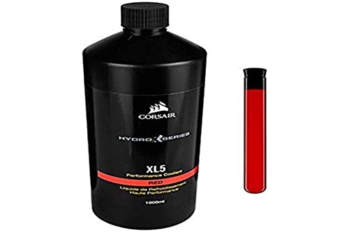 Corsair Hydro X Series, XL5, Liquide de Refroidissement Performance, 1 L Rouge