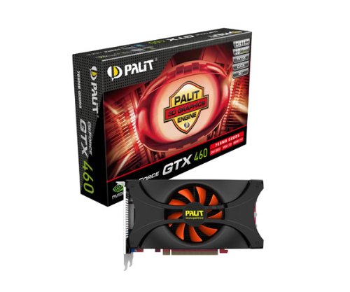 Palit NE5TX460FHD79 GeForce GTX 460 GDDR5 Carte Graphique - Cartes Graphiques (GeForce GTX 460, GDDR5, 192 bit, 3600 MHz, 2560 x 1600 Pixels, PCI Express 2.0)