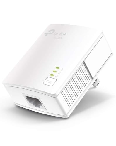 TP-Link AV1000 Powerline Ethernet Adapter(TL-PA7017) - Gigabit Port, Plug Play, Ethernet Over Power, Nano Size, Ideal for Smart TV, Online Gaming, Wired Connection Only, Add-on Unit