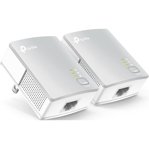Kit de démarrage pour adaptateur nano Powerline TP-Link AV600, jusqu'à 600 Mbps (TL-PA4010KIT)